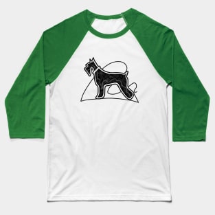 Schnauzer Dog Baseball T-Shirt